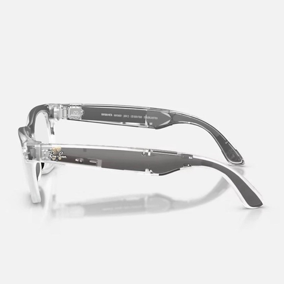 Ray-Ban Meta Wayfarer Gen 2 Limited Edition Transparent Clear/Ruby RW4006 - Picture 9 of 16